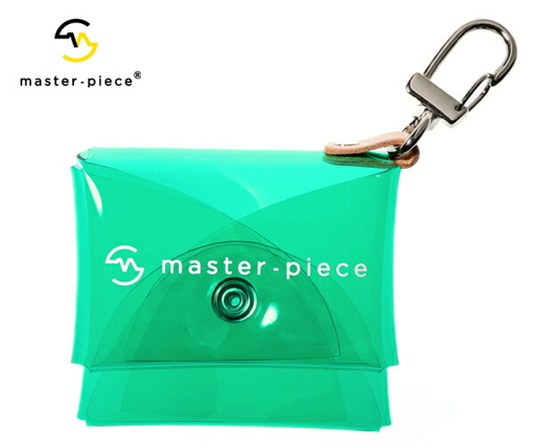 master-piece マスターピース クリア ビニールポーチ （カラー：グリーン） 03090 | ギフト プレゼント