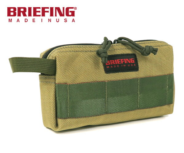 【選べるノベルティ付】ブリーフィング BRIEFING モバイルポーチ M MOBILE POUCH M （カラー：カーキ） BRA213A03 | ギフト プレゼント