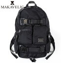 【選べるノベルティ付】MAKAVELIC マキャベリック SIERRA BIND UP 3 BACKPACK バックパック (カラー:ブラック) 3123101...