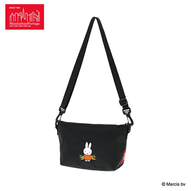 Rakuten - 【選べるノベルティ付】 Manhattan Portage マンハッタンポーテージ miffy 2WAYミニショルダーバッグ （カラー：ブラック） MP6020MF70 | プレゼント ギフト