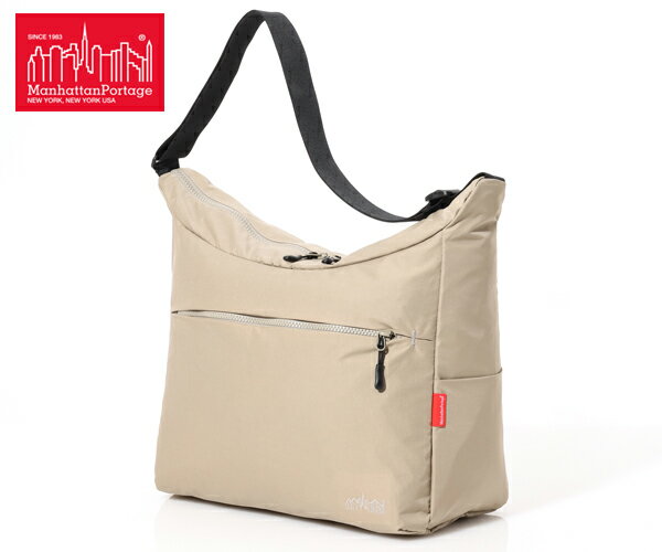 乐天商城 - 【選べるノベルティ付】 Manhattan Portage マンハッタンポーテージ Quill ショルダーバッグ （カラー：ベージュ） MP6041LGTS | プレゼント ギフト
