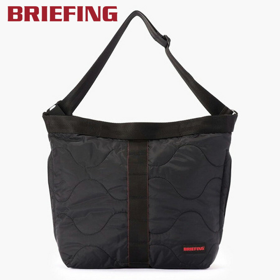 【選べるノベルティ付】ブリーフィング BRIEFING ショルダーバッグ M QUILTED JUMPER M （カラー：ブラック） BRA253L60 | プレゼント ギフト
