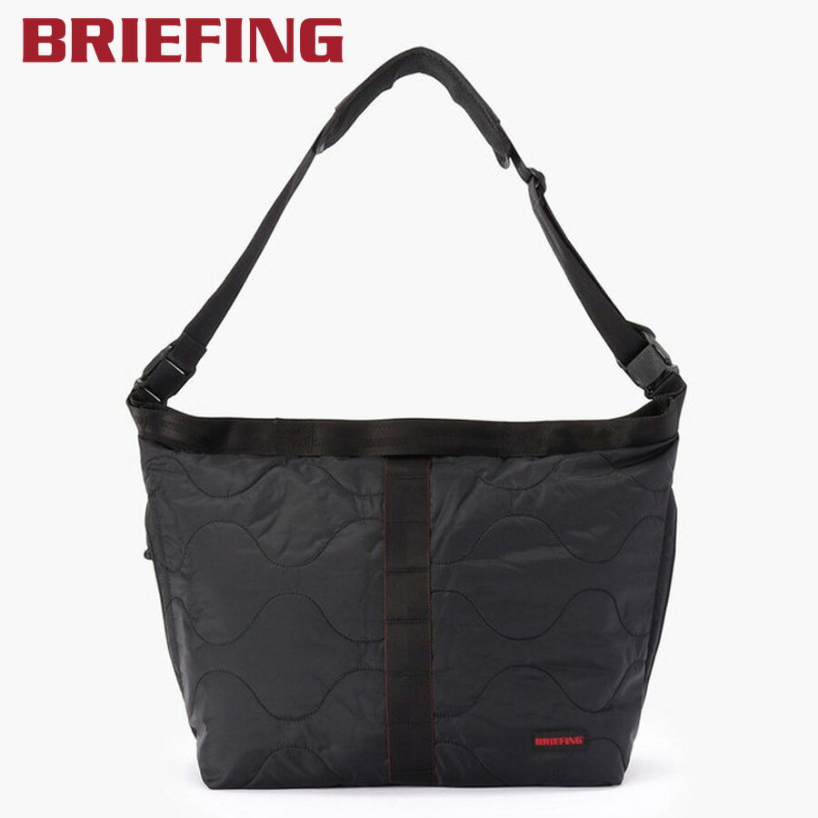 【選べるノベルティ付】 ブリーフィング BRIEFING ショルダーバッグ L QUILTED JUMPER L （カラー：ブラック） BRA253L61 | プレゼント ギフト
