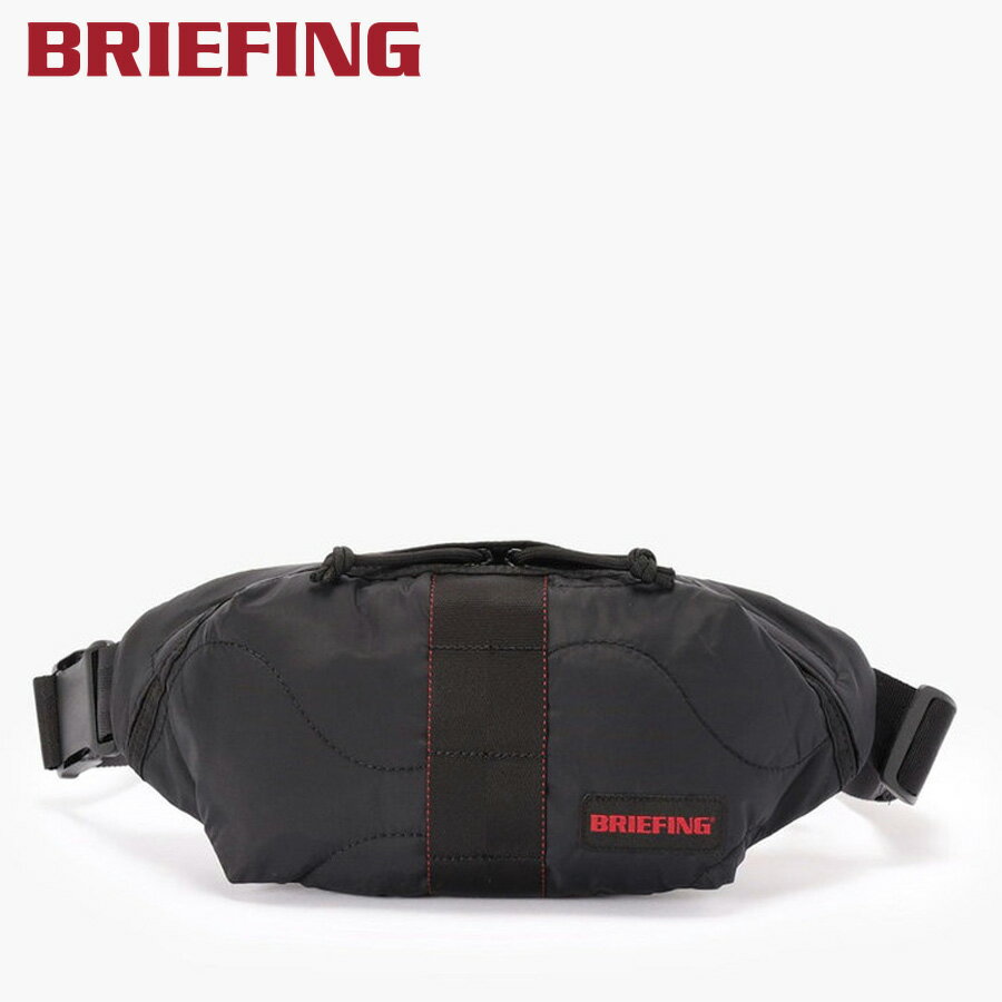 【選べるノベルティ付】ブリーフィング BRIEFING ボディバッグ QUILTED WALKER （カラー：ブラック） BRA253L62 | プレゼント ギフト