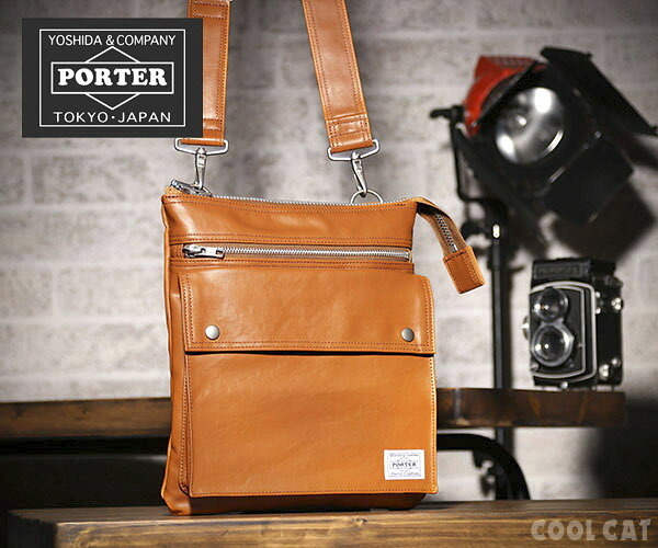 独創的 選べるノベルティ付 ポーター フリースタイル 縦型ショルダーm カラー キャメル 707 吉田カバン Porter 海外旅行 ショルダーバッグ バッグ ブランド メンズバック メンズ Poter バック 誕生日プレゼント ワンショルダー 男性 斜めがけバッグ 楽天市場