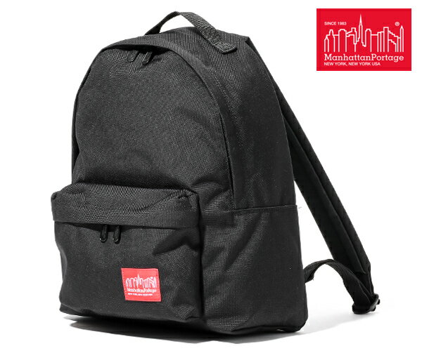 【すぐに使える10％OFFクーポン＆選べるノベルティ付】Manhattan Portage マンハッタンポーテージ バックパック （カラー：ブラック） MP1210JR | ギフト プレゼント