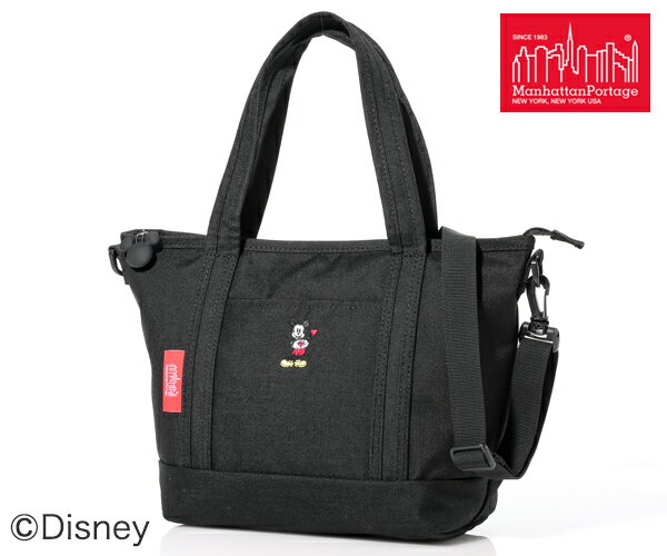 マンハッタンポーテージ トートバッグ メンズ 【選べるノベルティ付】Manhattan Portage マンハッタンポーテージ Mickey Mouse Collection 2022 2WAYトートバッグ （カラー：ブラック） MP1305Z2MIC22 | ギフト プレゼント