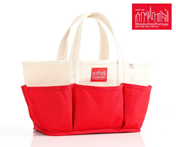Rakuten - 【選べるノベルティ付】 Manhattan Portage マンハッタンポーテージ Picnic トートバッグM （カラー：レッド） MP1383DUCK | プレゼント ギフト