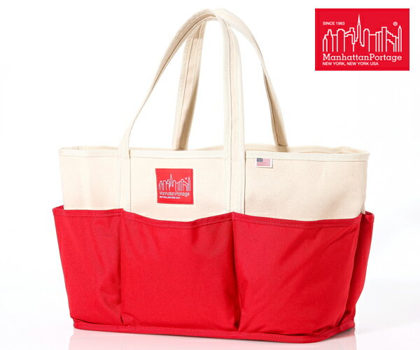 Rakuten - 【選べるノベルティ付】 Manhattan Portage マンハッタンポーテージ Picnic トートバッグL （カラー：レッド） MP1383LDUCK | プレゼント ギフト