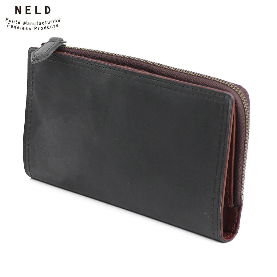 Rakuten - 【選べるノベルティ付】NELD ネルド バク 長財布 （カラー：ブラック） AN210 | プレゼント ギフト