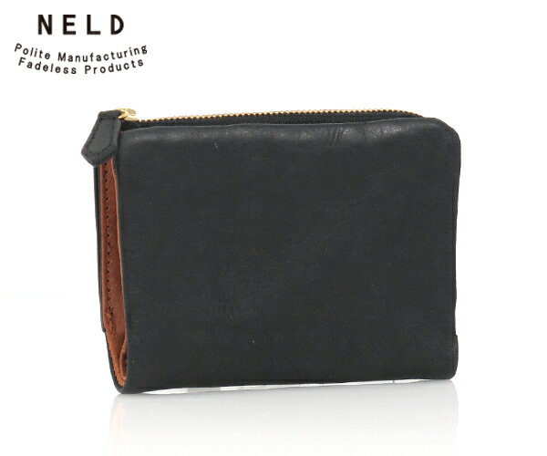 Rakuten - 【選べるノベルティ付】NELD ネルド プエブロF ミドル財布 （カラー：ブラック） AN223 | 財布 ミドル財布 ブランド ウォレット おしゃれ 小物 就職祝い | プレゼント ギフト
