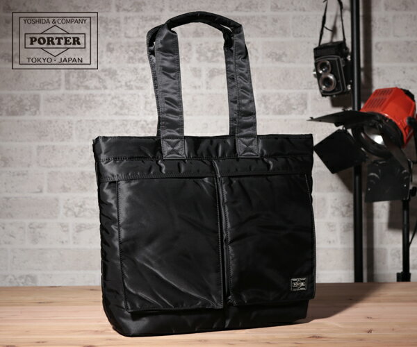 ポーター タンカー トートバッグ 622-76994 （カラー：ブラック） | トートバッグ 622-76994 吉田カバン PORTER バッグ ブランド トート poterトートバック バック トートバック a4 ポータータンカートートバッグ 鞄のサムネイル