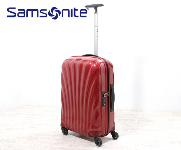 【選べるノベルティ付】サムソナイト SAMSONITE 36L コスモライト キャリーケース （カラー：レッド） | キャリーバッグ キャリーバック 機内持ち込み スーツケース ビジネス レディース キャリー 旅行ケース 旅行 トロリーケース 国内旅行 ケース バッグ 出張 軽い