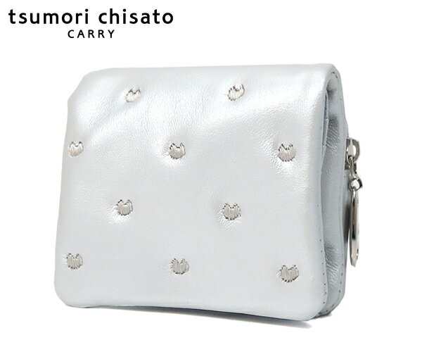 Rakuten - 【選べるノベルティ付】 tsumori chisato ツモリチサト ぷちネコ 折財布 （カラー：シルバー） 057885 | プレゼント ギフト
