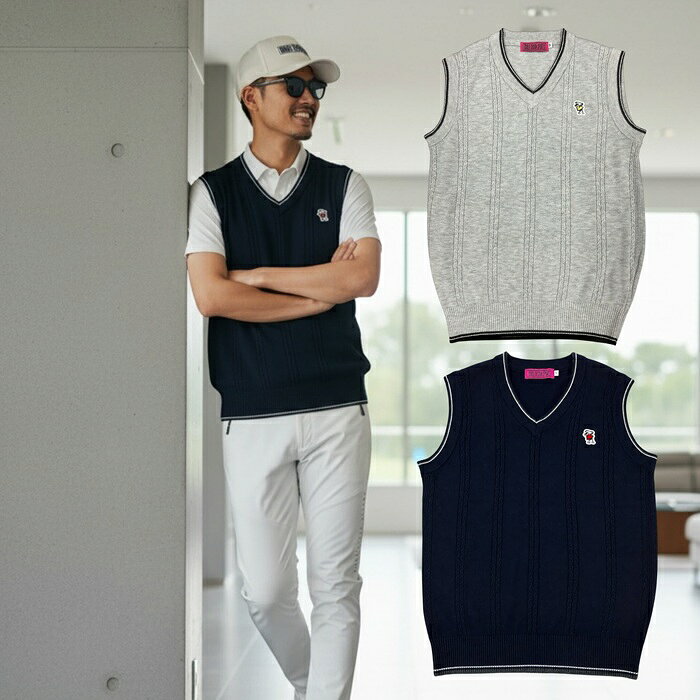 coolee design sports GOLF ケーブルニットベストは、秋のゴルフスタイルに最適なメンズウエアです。Vネックデザインが特徴で、ポロシャツやシャツとのレイヤードがしやすく、シンプルながらも洗練された印象を与えます。肌触りが良く、快適な着心地を提供します。胸にワンポイントが施され、大人のカジュアルスタイルを演出。2色展開で、MからXXLまでの4サイズが揃っており、日常使いにも適しています。coolee design sports GOLF ケーブルニットベストは、秋のゴルフスタイルに最適なメンズウエアです。Vネックデザインが特徴で、ポロシャツやシャツとのレイヤードがしやすく、シンプルながらも洗練された印象を与えます。肌触りが良く、快適な着心地を提供します。胸にワンポイントが施され、大人のカジュアルスタイルを演出。2色展開で、MからXXLまでの4サイズが揃っており、日常使いにも適しています。
