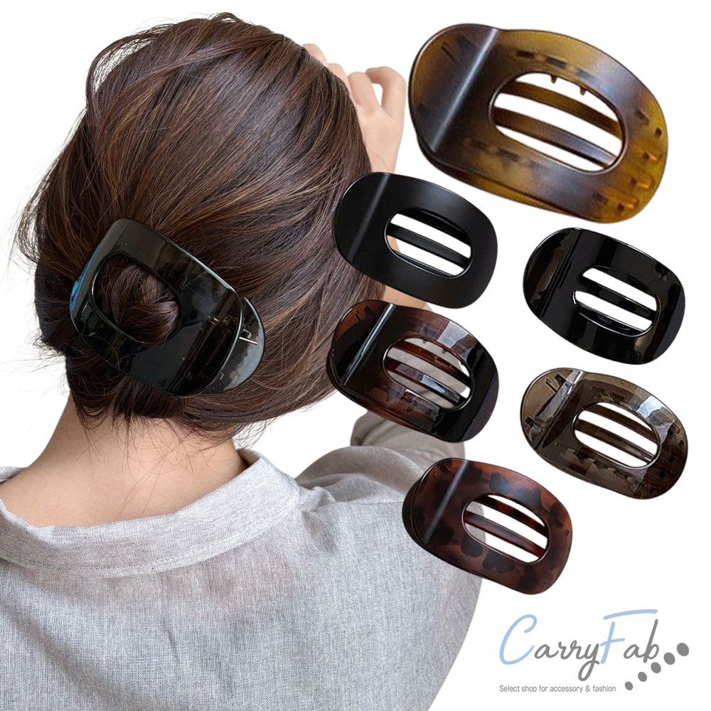 ヘアクリップ レディース まとめ髪 髪留め おしゃれ バンスクリップ マット ヘアアレンジ ヘアアクセサリー 髪どめ 大人 シンプル フラット 髪クリップ プレゼント【定形外郵便送料無料】