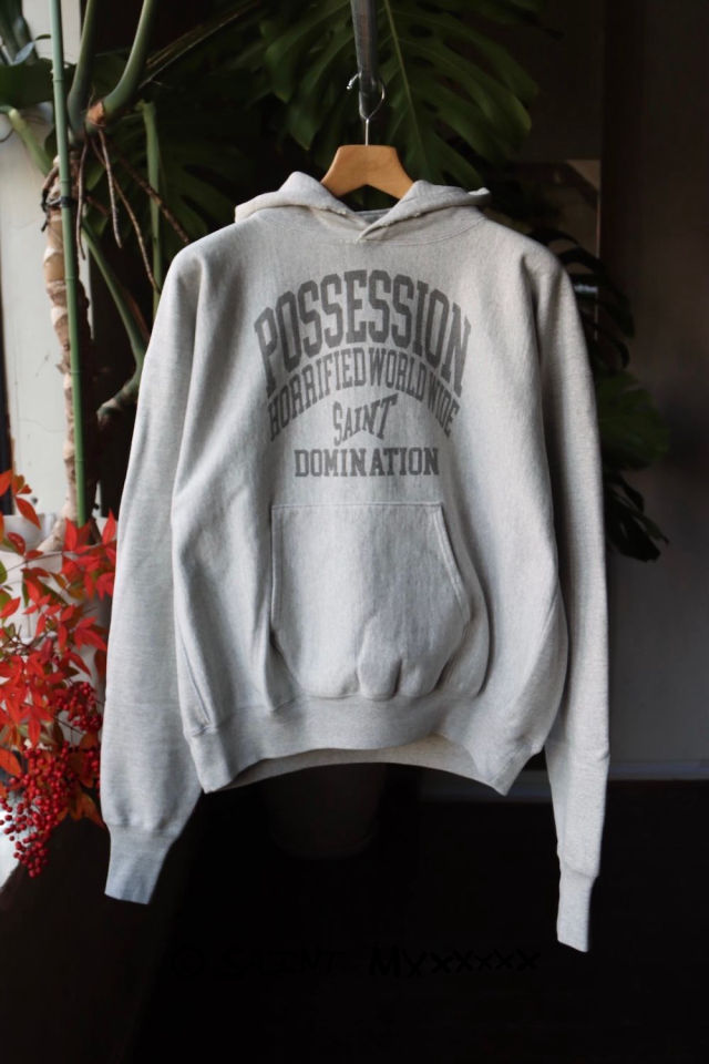 ©SAINT M×××××× セントマイケル スウェットパーカー HOODIE POSSESSION(SM-A22-0000-024)GREYのサムネイル