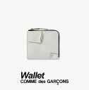 【Wallet COMME des GARCONS / ウォレット コムデギャルソン】ウォレットコムデギャルソンREVERSED HEM *L字型ZIP財布(8Z-R131-051)WHITE☆7月10日発売!