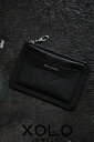 【XOLO / ショロ】JEWELRY ジュエリー / Zip Card Case (XOWC001BLK) BLACK