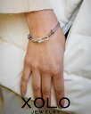 【XOLO / ショロ】JEWELRY ジュエリー / Homage Link Silk Code Bracelet (GRAY)☆6月17日再入荷!