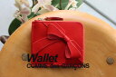 【Wallet COMME des GARCONS / ウォレット コムデギャルソン】コムデギャルソン 財布 Big Bow Zip Around Wallet(8Z-O310-051)Red☆7月10日発売!