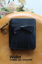 【Wallet COMME des GARCONS / ウォレット コムデギャルソン】コムデギャルソン 財布 Big Bow Full Zip Around Wallet(8Z-O210-051)Black☆7月10日発売!
