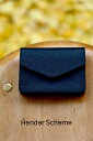 【Hender Scheme / エンダースキーマ】財布 flap billfold(wt-rc-fbf)black☆8月9日(土)発売!