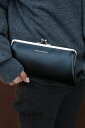【Wallet COMME des GARCONS / ウォレット コムデギャルソン】コムデギャルソン がま口財布 KISS CLASP LARGE (8Z-C073-051)Black★7月10日発売!