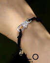 【XOLO / ショロ】JEWELRY ジュエリー / Twisted Rope Link Silk Code Bracelet (NAVY)☆6月19日再入荷!