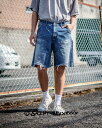【©SAINT M×××××× / セントマイケル】25SS デニムショーツ DOUBLE KNEE SHORTS(SM-HR8-0000-073)BLUE