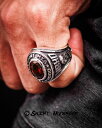 【©SAINT M×××××× / セントマイケル】STHD. SILVER RING(SM-HR8-0000-C77)SILVER