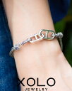 【XOLO / ショロ】JEWELRY ジュエリー / Anchor Link Silk Code Bracelet-Silver- (XOCB004)GRAY☆6月17日発売!