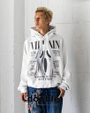 【doublet / ダブレット】25AW VILLAIN COVER PRINT HOODIE (25AW47CS410)WHITE☆7月12日(土)発売! | フーディ パーカー