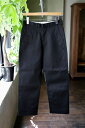 【FOUNDOUR / ファウンダ】25AW TWILL PANTS(015FD252006)BLACK | パンツ
