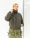 【YOKE / ヨーク】25FW "KATHARINE HAMNETT" Recycle Polyester Short Blouson(YK25FW01129B-KH)OLIVE☆9月13日(土)発売!