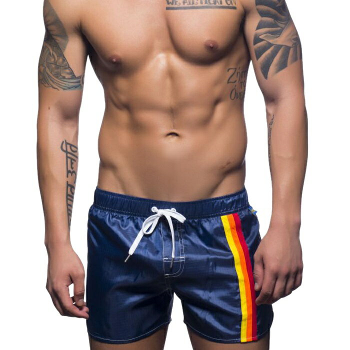 メンズ水着 海パン ブランド ショート丈 トランクスタイプ水着 男性水着 Andrew Christian アンドリュークリスチャン スイムショーツCalifornia Collection(7624)