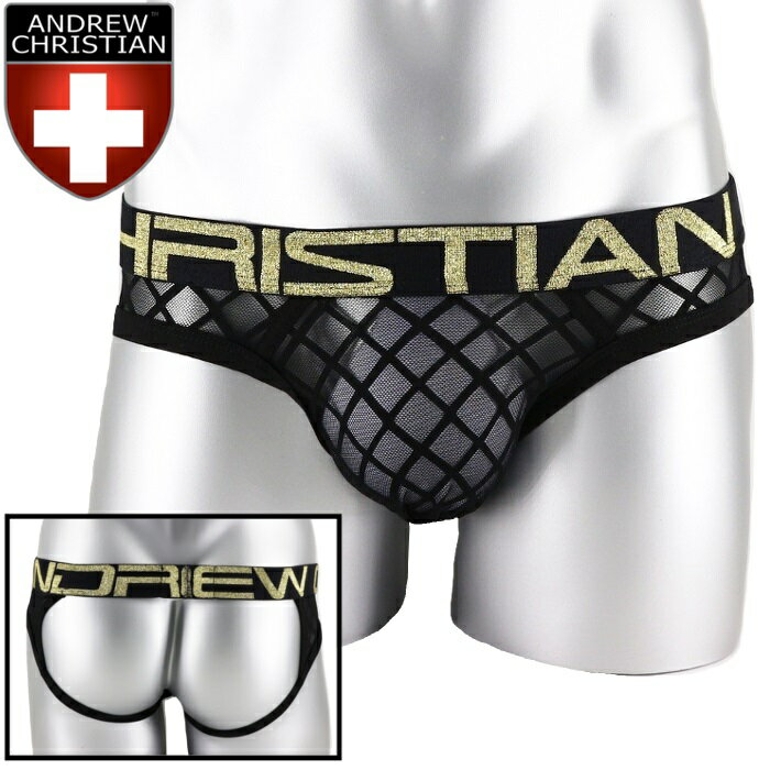 饤åȥå ĳ ĥ   ɥ塼ꥹ Andrew Christian󥯥 Lattice Lace Sheer Frame Almost Nakedå(91410)[M 1/3]