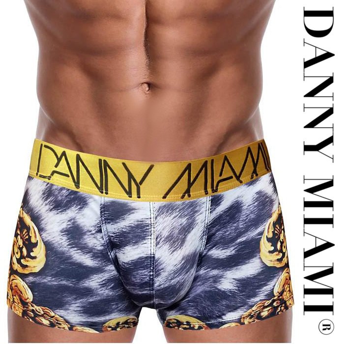 ボクサーパンツ メンズ ローライズボクサー パンツ メンズインナー メンズ下着 ボクサーバンツ ブランド クルータ Danny Miami ダニーマイアミLeopard Boxerボクサー (男性下着dm-leopardbx)