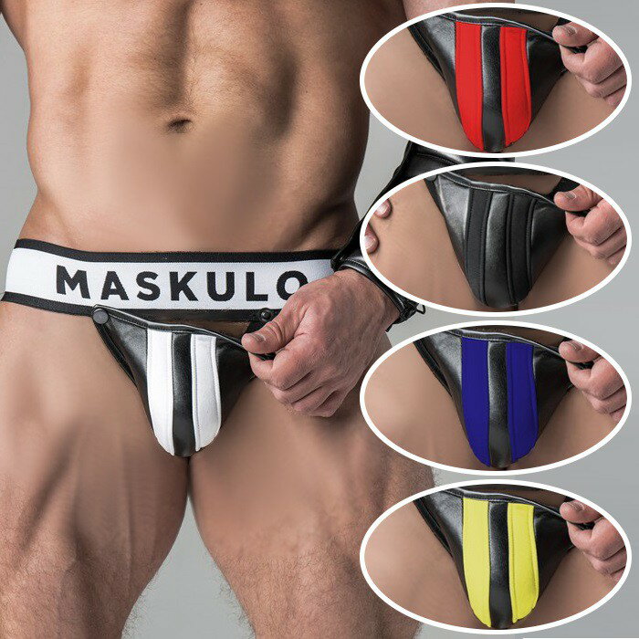 ローライズジョックストラップ ケツワレ ケツ割れ メンズ アンダーウェア Maskulo マスクロ ジョックストラップ(男性下着ma-js10)[M便 1/3]