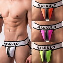 ローライズジョックストラップ ケツワレ ケツ割れ メンズ アンダーウェア Maskulo マスクロ ジョックストラップ(男性下着ma-js30neon) M便 1/3