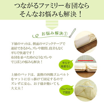 【ファミリー掛け布団 ワイド】家族で寝られる、つながるファミリー用掛け布団 familleファミーユ 送料無料/ファミリー布団/ワイド布団/掛け布団/ファミリーサイズ