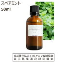 スペアミント アロマオイル アロマ 精油 50ml エッセンシャルオイル ミント スペア Mentha spicata 香り 送料無料