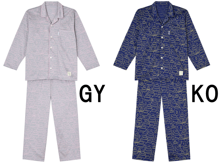 10％OFF【送料無料】ワコール 睡眠科学 メンズパジャマ 上下セット 男性用（綿100％）YGV137