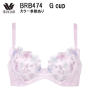 28％OFF【送料無料】ワコール 重力に負けないバストケアBra （2023春夏 ）ワイヤータイプ 3/4カップブラ Gカップブラ BRB474