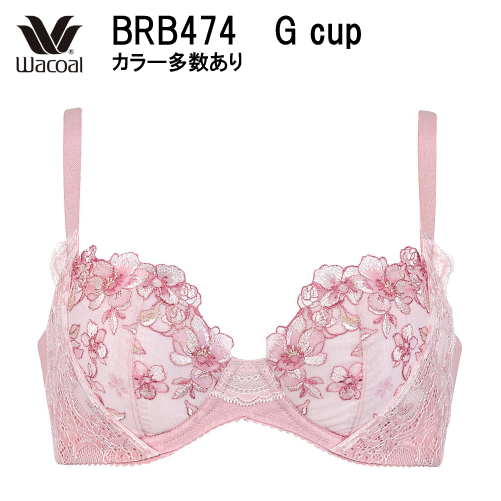 20％OFF【送料無料】ワコール 重力に負けないバストケアBra ワイヤータイプ 3/4カップブラ Gカップブラ BRB474のサムネイル