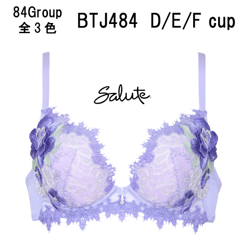 40％OFF【送料無料】ワコール セール サルート＜84グループ＞3/4カップ ブラジャー D/E/Fカップ（Viva Lineブラ）Wacoal Salute BTJ484