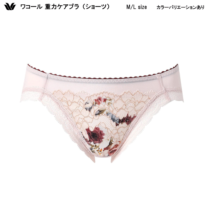 乐天商城 - 20％OFF ワコール 重力ケアブラ コーディネイト ハイレッグショーツ はきこみ丈あさめ（ローライズ）ショーツ （2025冬）M/Lサイズ PXB194（ご指定が無い場合は3点までメール便での発送）