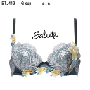 23%OFF【送料無料】ワコール サルート<13グループ>3/4カップ ブラジャー Gカップ(プッシュアップタイプ)Wacoal Salute BTJ413