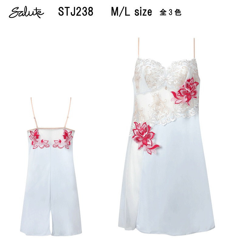 乐天商城 - 22％OFF【送料無料】ワコール サルート＜38グループ＞スリップ M/Lサイズ Wacoal Salute STJ238