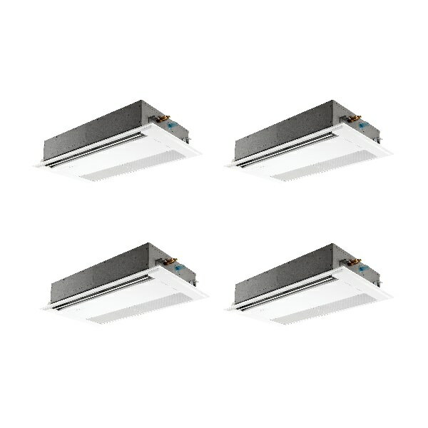 三菱 PMZD-ZRMP224F4 業務用エアコン 1方向天井カセット スリムZR 同時フォー P224形 8馬力 三相 200V ワイヤード ♪∀